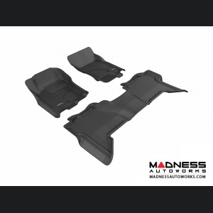 Nissan Pathfinder Floor Mats (Set of 3) - Black by 3D MAXpider